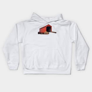 Loy's Station Covered Bridge Kids Hoodie